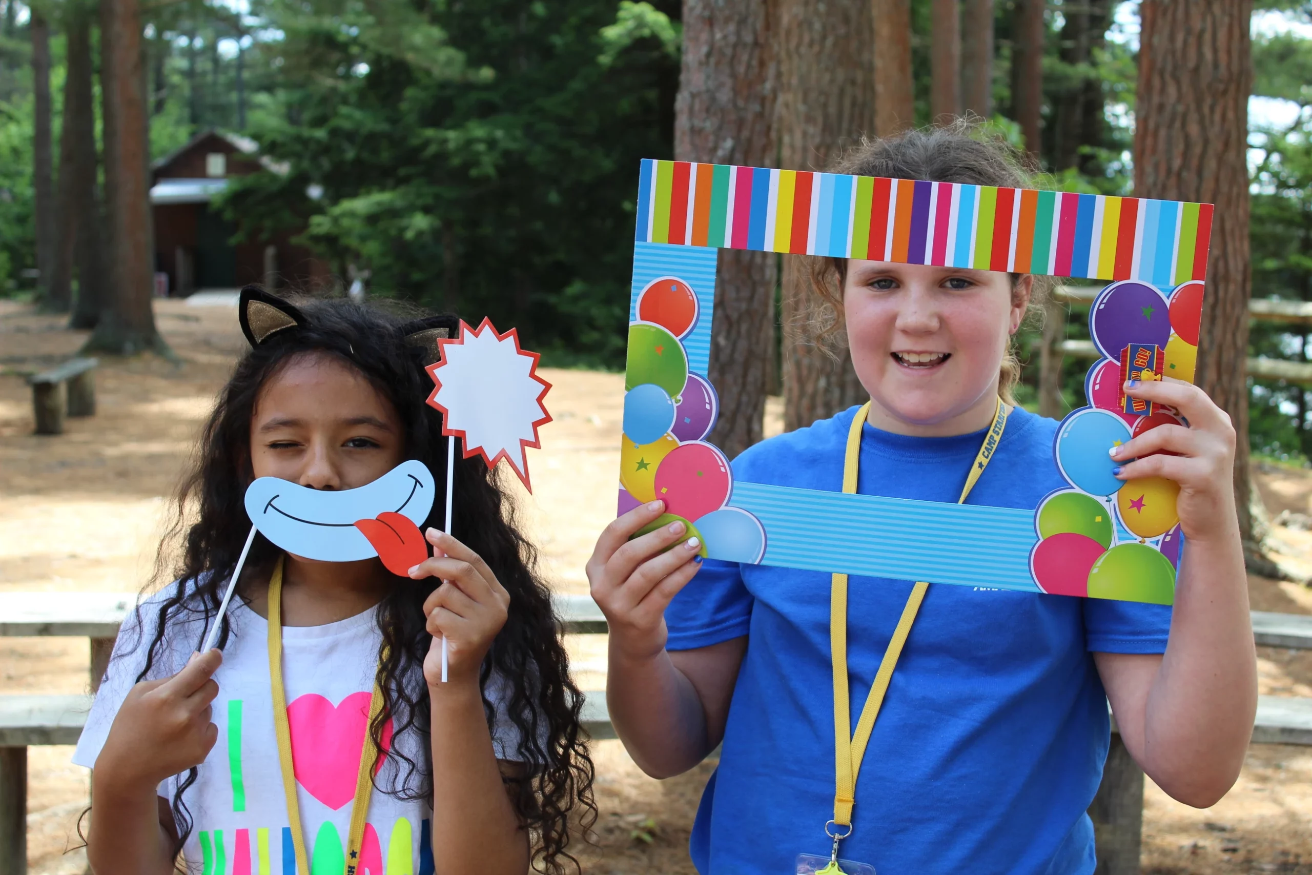 Campers smiling at Camp Starfish