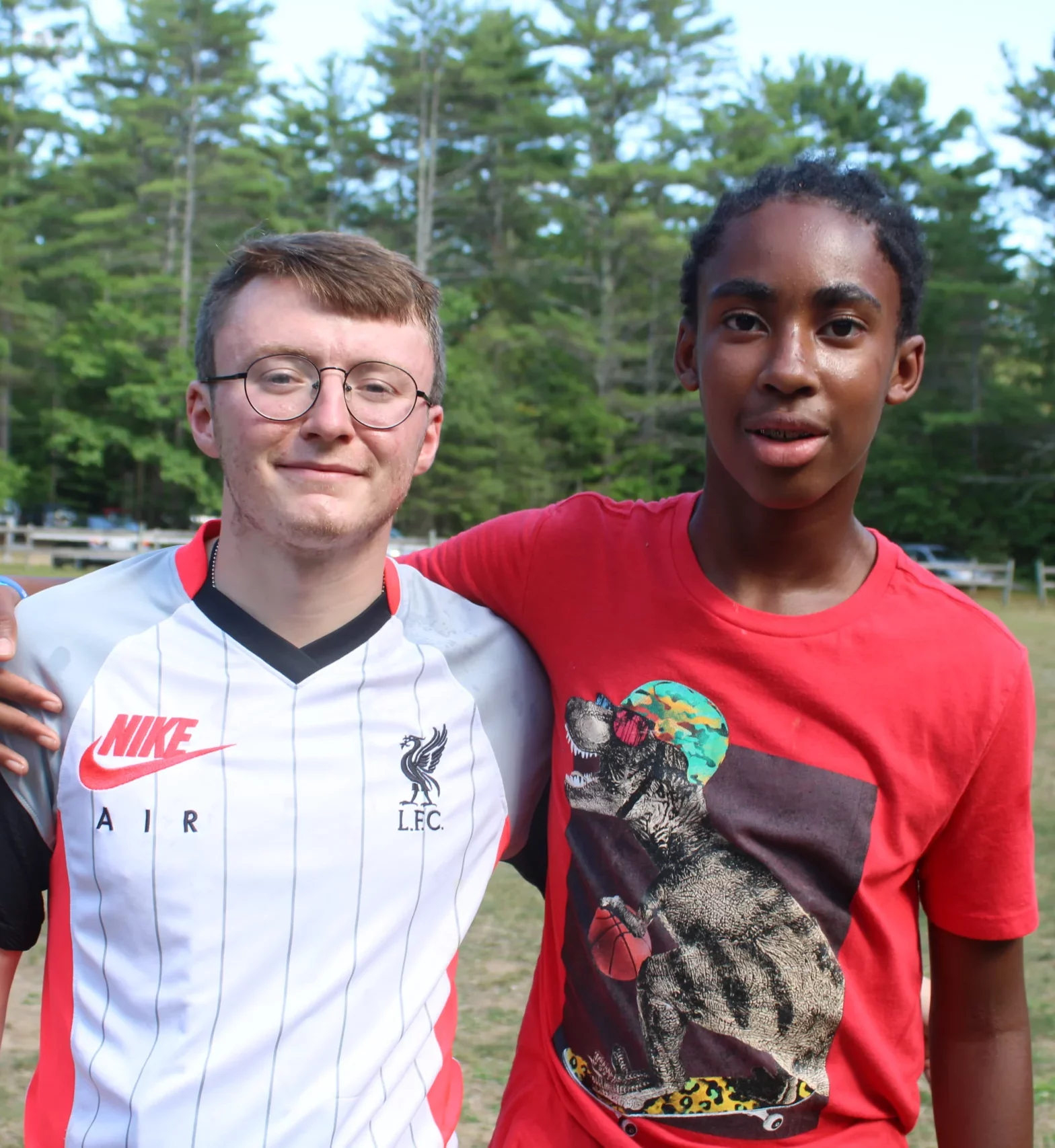 Campers smiling at Camp Starfish