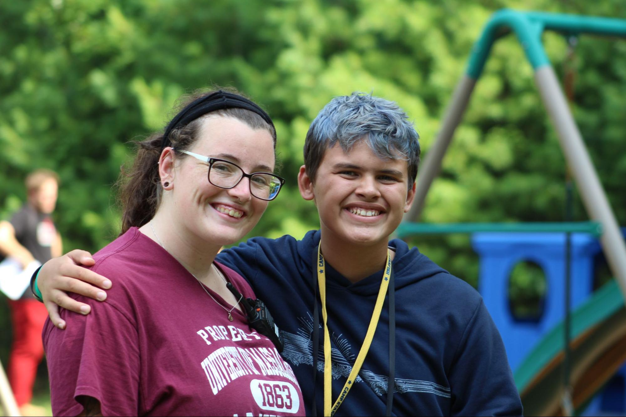 Campers smiling at Camp Starfish