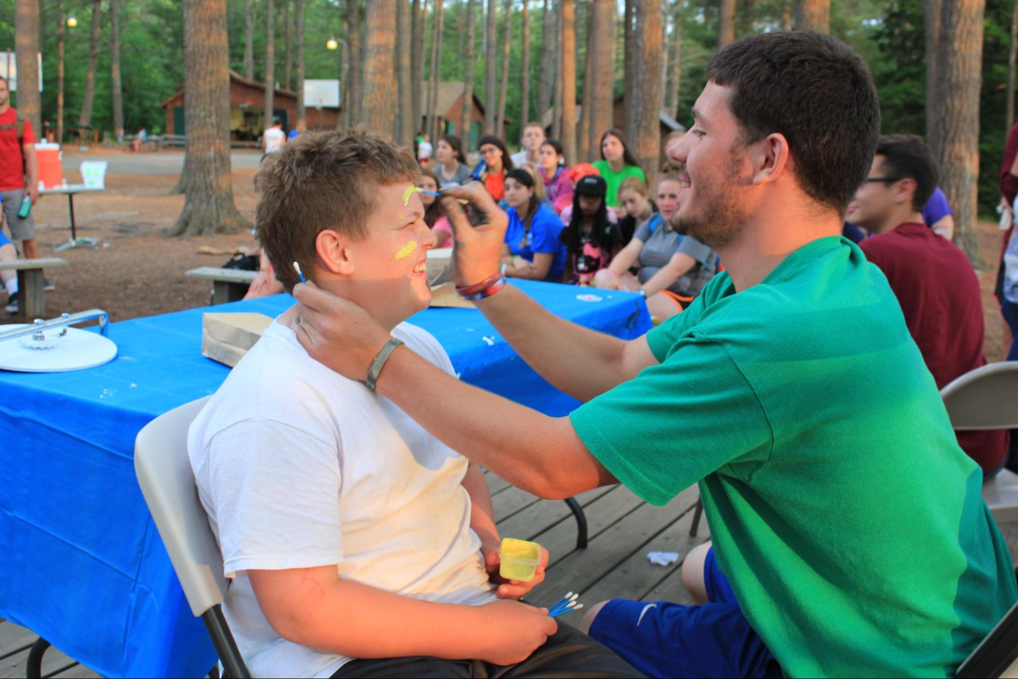 Campers smiling at Camp Starfish