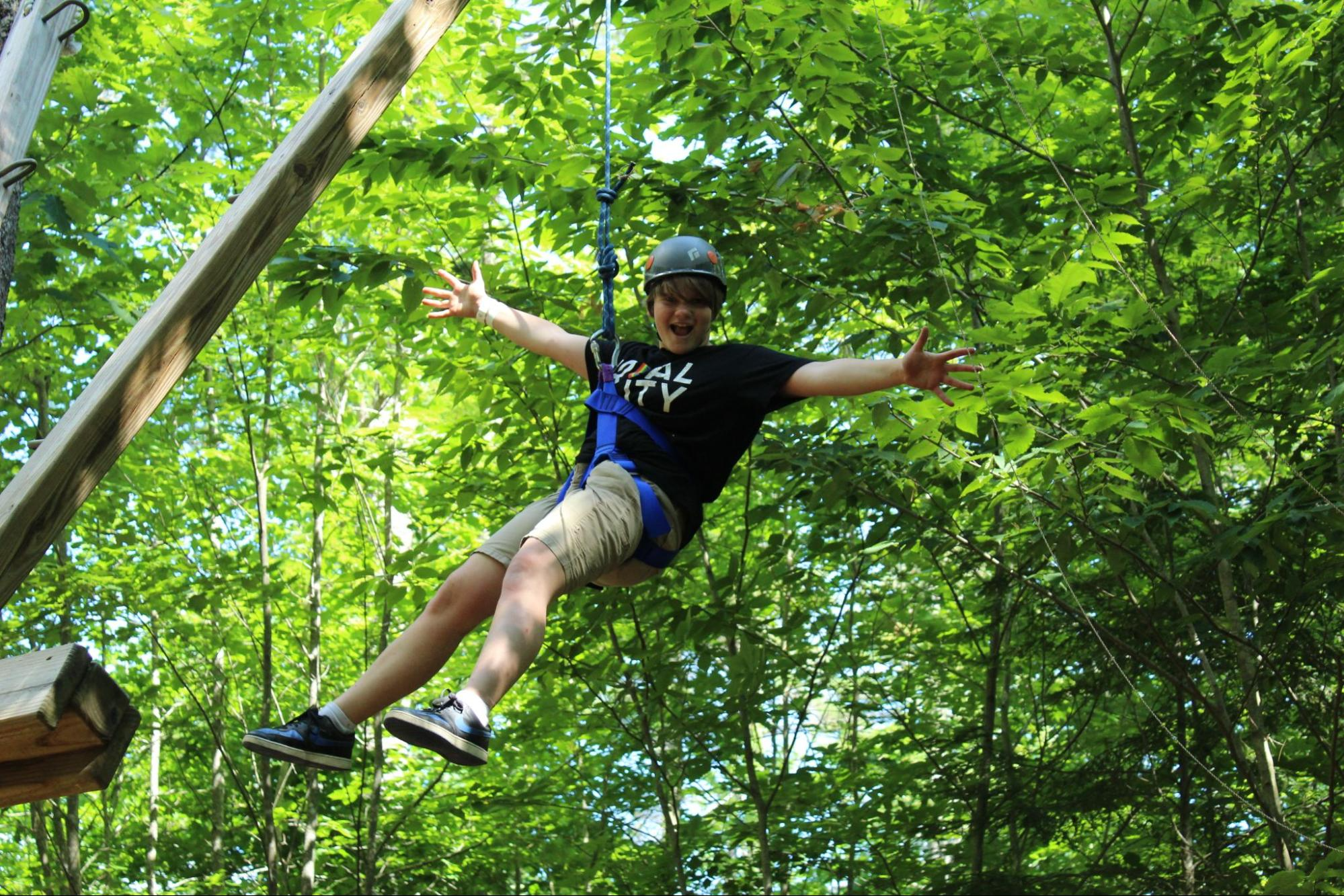 Campers smiling at Camp Starfish