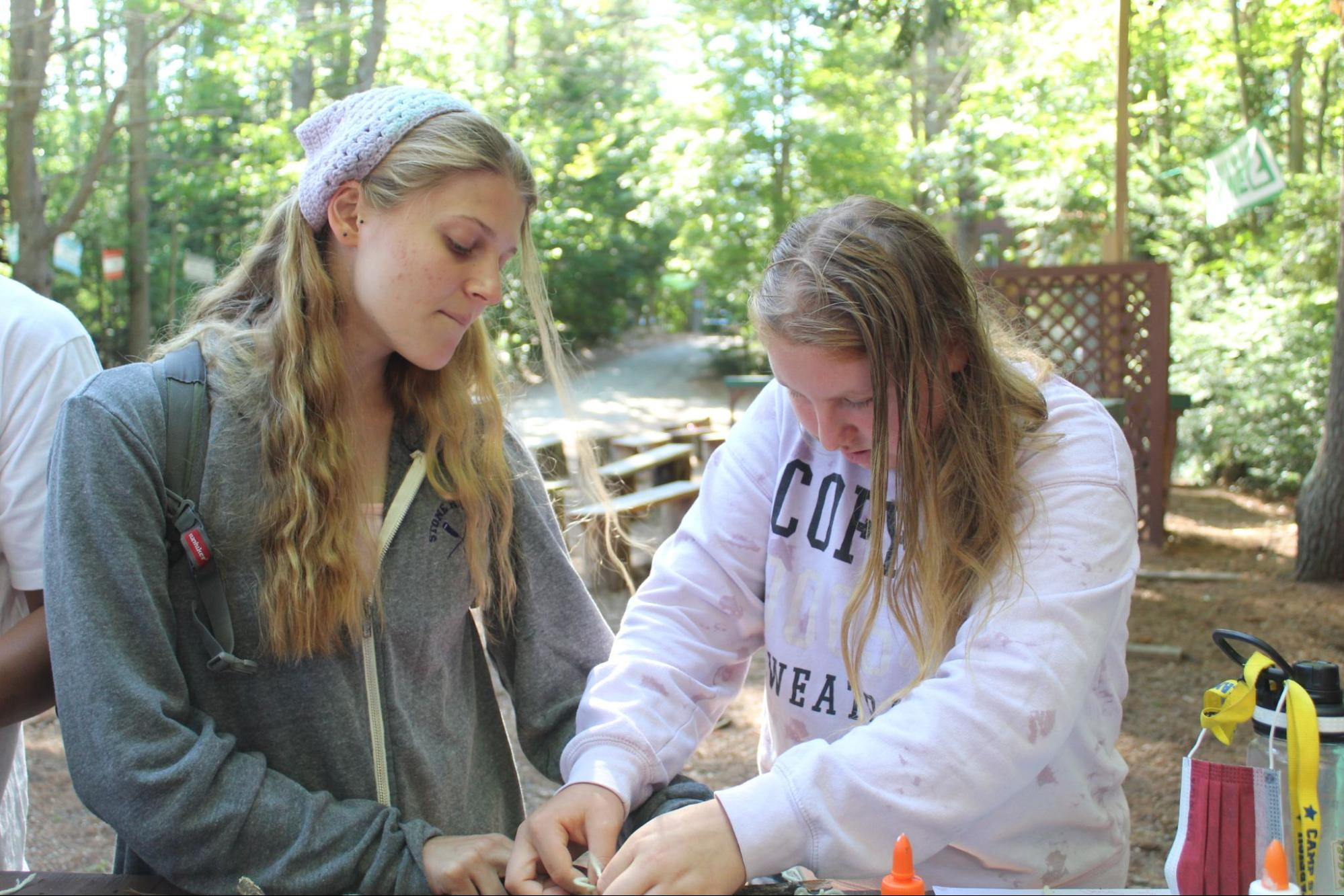 Campers smiling at Camp Starfish