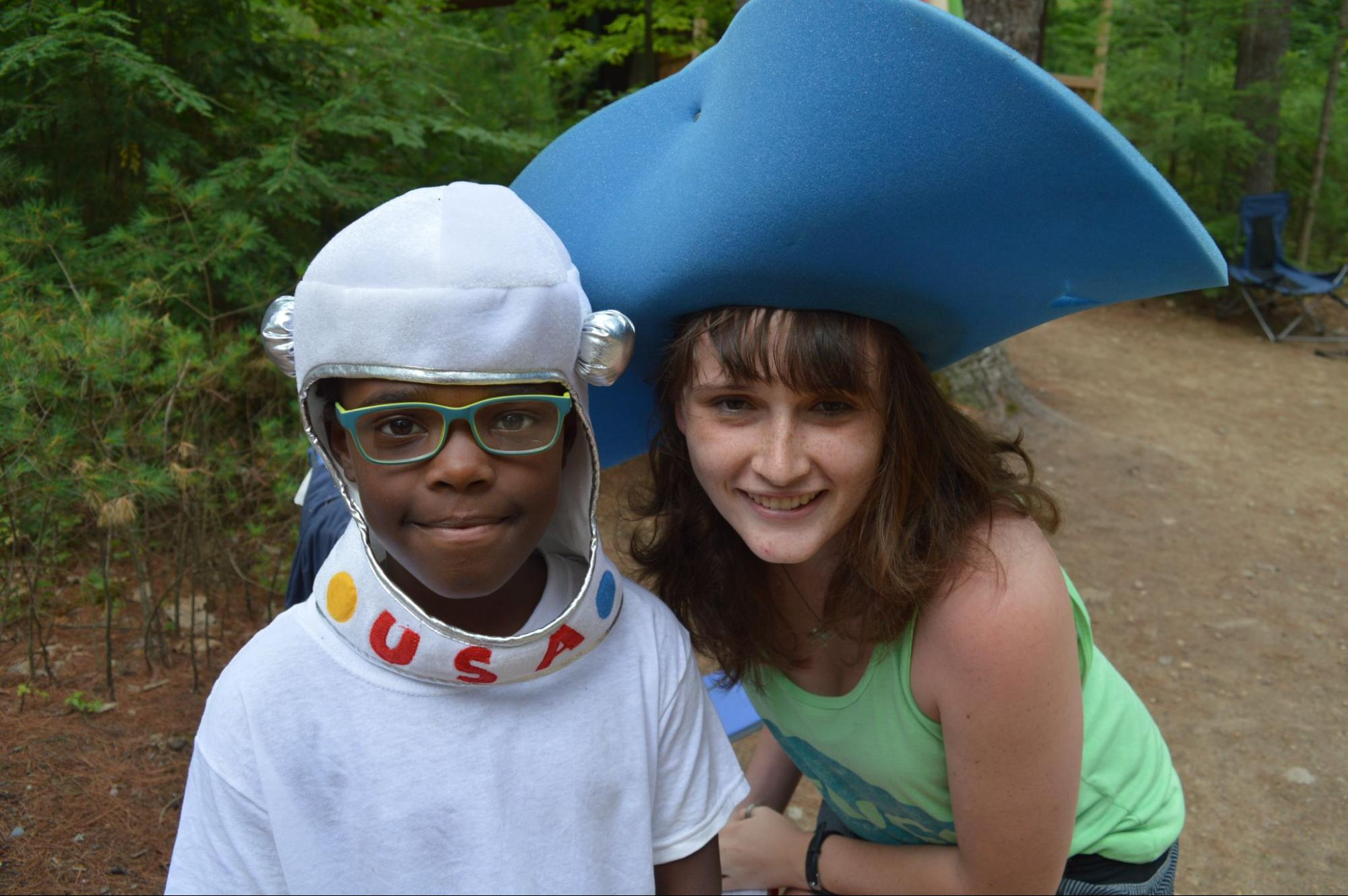 Campers smiling at Camp Starfish