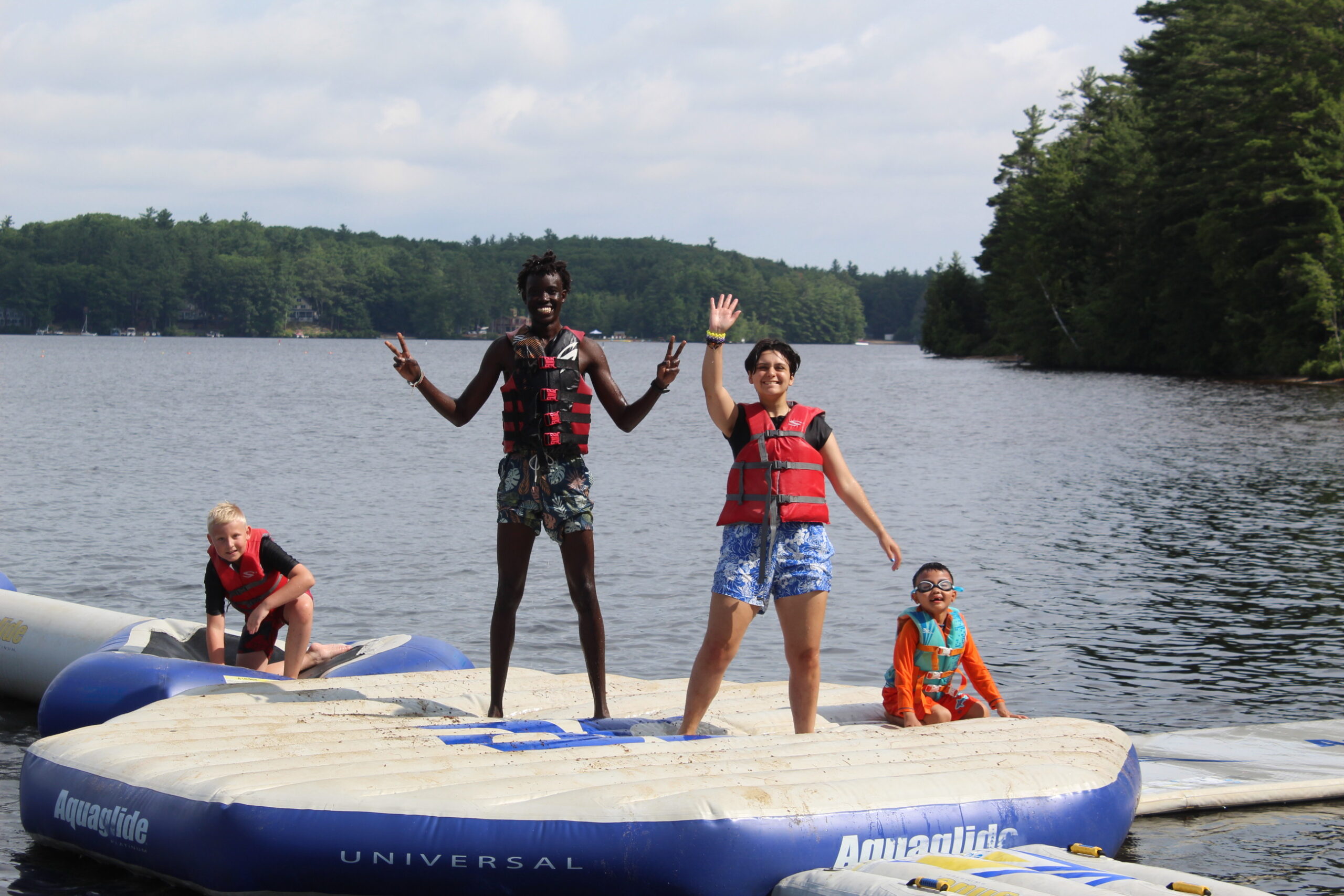 water activities at special needs summer camp